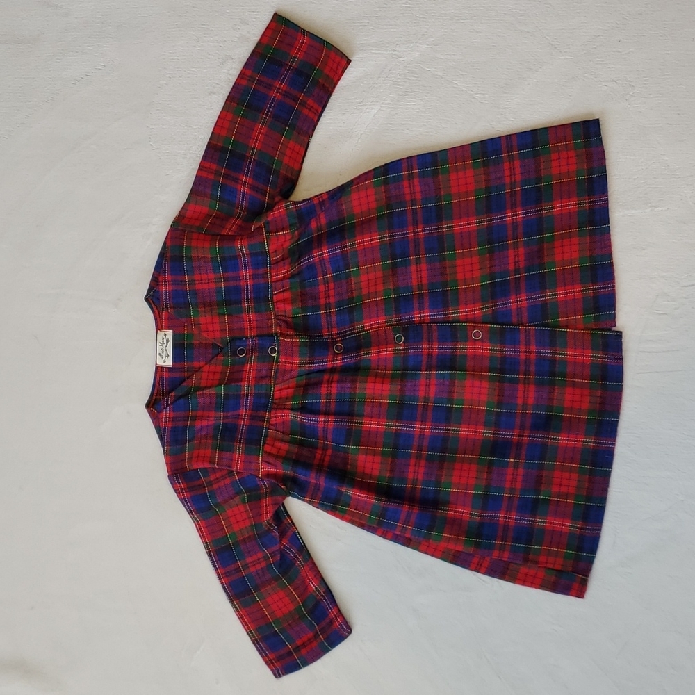 Rue Muu Plaid Dress Size 3T